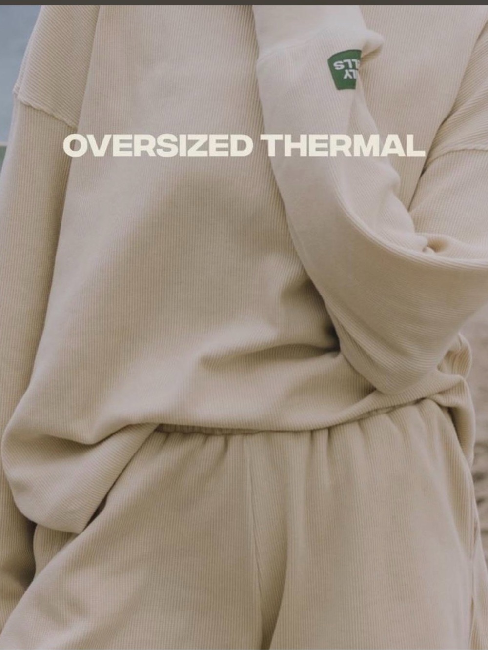 Daily drills thermal long sleeve - sandy yellow